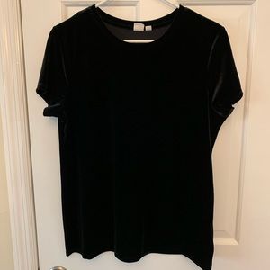 Gap Velour Black TShirt
